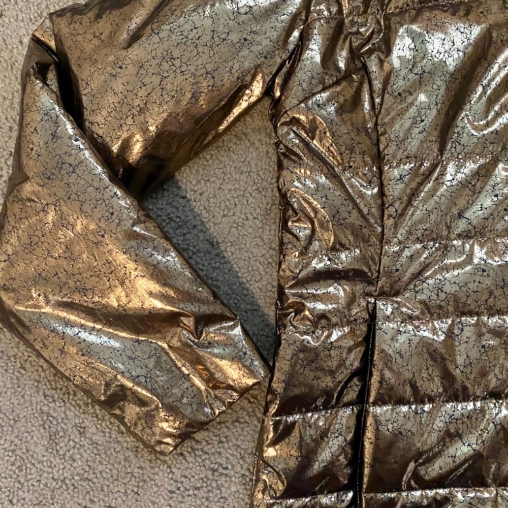 The North Face Women's Sz. M Harway Insulated Parka Jacket Metallic - Picture 5 of 6